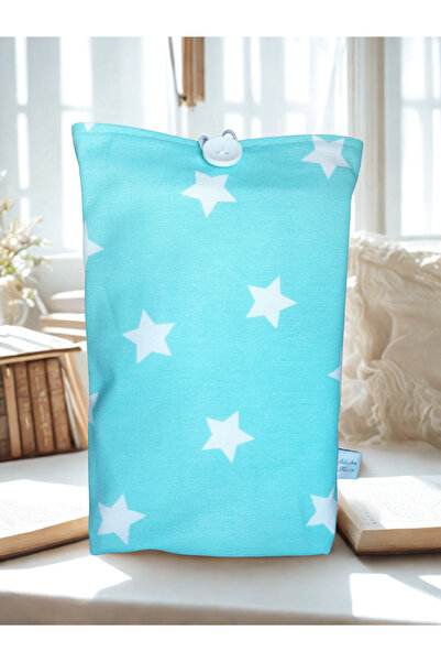 ADUŞKA غلاف كتاب منزلي مبطن مقاوم للماء (بنمط النجوم)