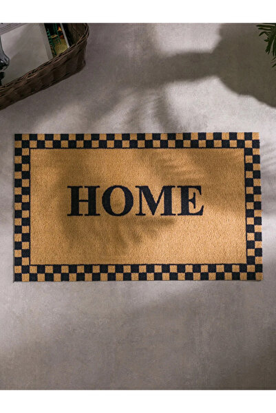 LC Waikiki LCW HOME Siyah Baskılı Kapı Önü Paspası 45x75 Cm