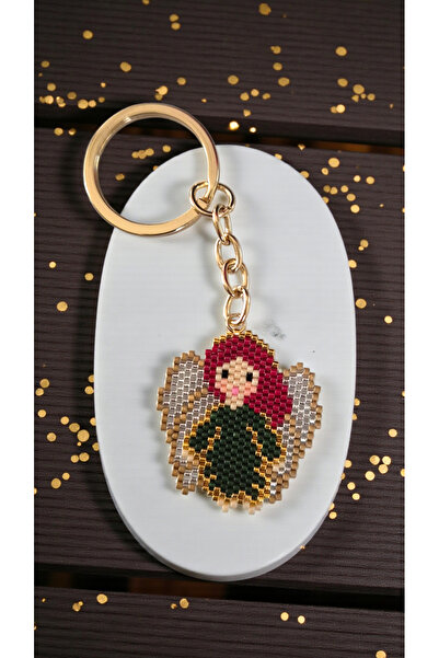 SEARD Miyuki Beads Handmade Angel Keychain/Bag Ornament 1