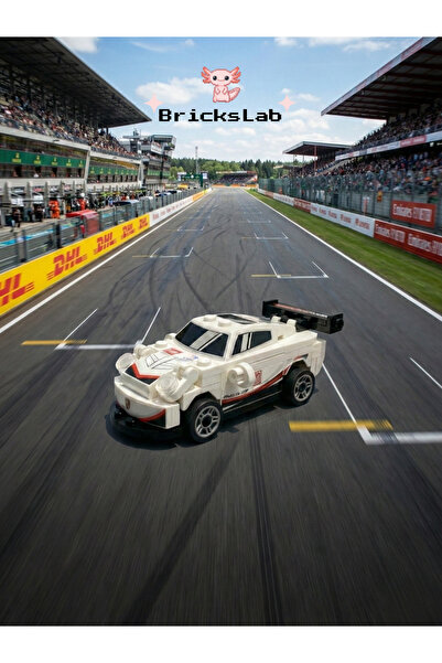 Brick Mini Lego Çek-Bırak Spor Araba Yapım Seti – Speed 9140-1 (71 Parça)