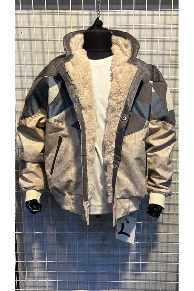 Aztek VİNTAGE KÜRKLÜ OVERSİZE MONT