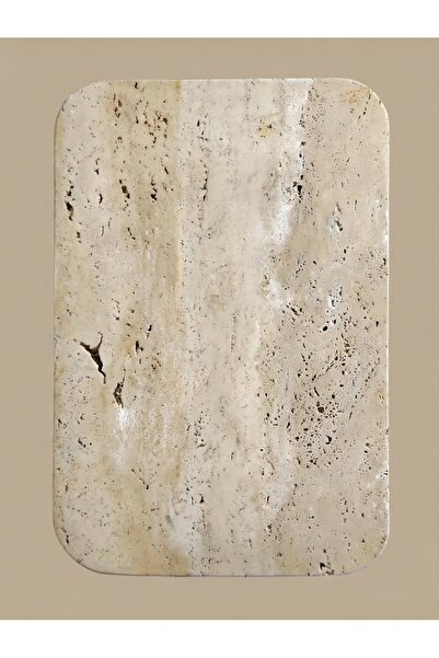 LUNAMER Traverten Yan Sehpa