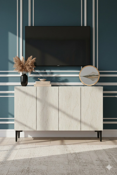 YUMEDİ DESİGN KA1299BT - DİDEMA KONSOL, TV SEHPASI, ÇOK AMAÇLI DOLAP ve KAHVE...