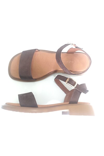 ezmoda Brown Tekbant Sandals