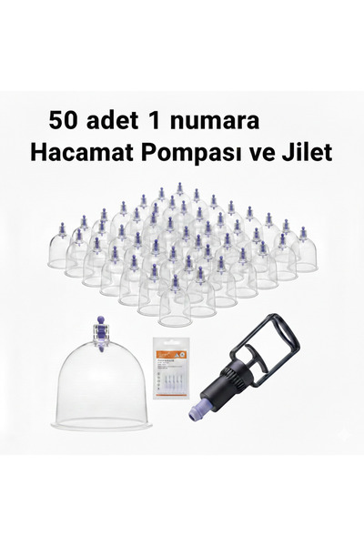 TeknoEser 50 Adet 1 Numara Kupası Pompası Ve Jilet Hediyeli Set – Yüksek Kalite