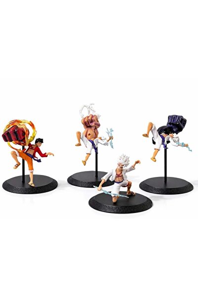Dünyadan Hediyeler Anime One Piece Luffy Figure Set of Four Alk5275 Set.4