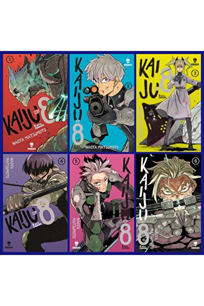 Kurukafa Yayınevi Kaiju No: 8 8 No'lu Canavar 1-6. Ciltler 6 lı Manga Seti
