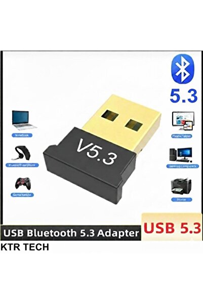 KTR TECH Bt 5.3 Version Usb Bluetooth Adaptör Dongle Son Versiyon