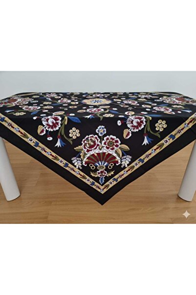 Milenam Floral Patterned Cotton Tablecloth Table Cloth Decorative