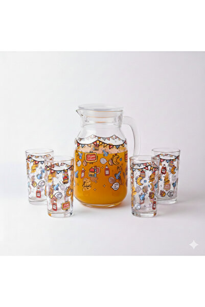 tabboa Ramadan juice pitcher and glasses set