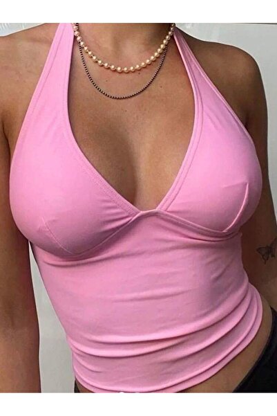 Machetta Γυναικεία μπλούζα με λαιμόκοψη V και δέσιμο στο λαιμό