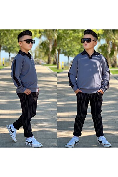 Yalçınoğlu Kids Set de top și pantaloni pentru băieți, pentru sărbători și oc...