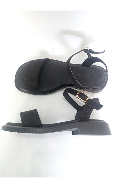 ezmoda Suede Tekbant Sandals
