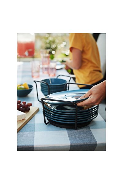 IKEA UPPDATERA tabaklık , antrasit, 15-23 cm