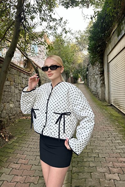 lizge giyim Puanti̇ye Quilted Jacket