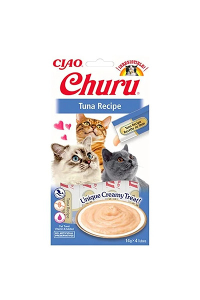 Ciao Churu Cream Ton Balıklı Kedi Ödül Maması 4x14 gr