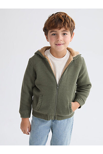 LC Waikiki Unique Products from Freezen Store I Hooded Boy's Knitwear Cardigan