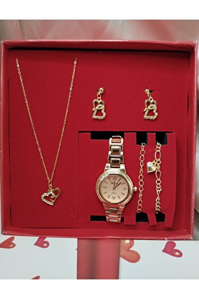 Mumicemum Concept Kol Saati ve zirkon Kolye Anneler Sevgililer Doğum Günü Hed...