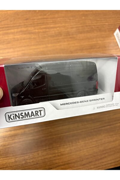 Kinsmart Mercedes-Benz Sprinter Çek Bırak Araba Lisanslı 1:48 Siyah