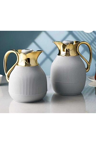 Generic طقم ترامس (دلال) للشاي والقهوة بتصميم عصري يجمع بين اللمسات الكلاسيكي...