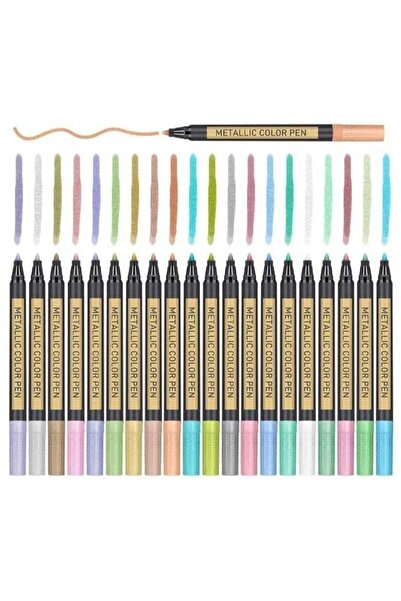Maanys Metallic Color Marker, Calligraphy Paint Pens for Art & Craft Supplies