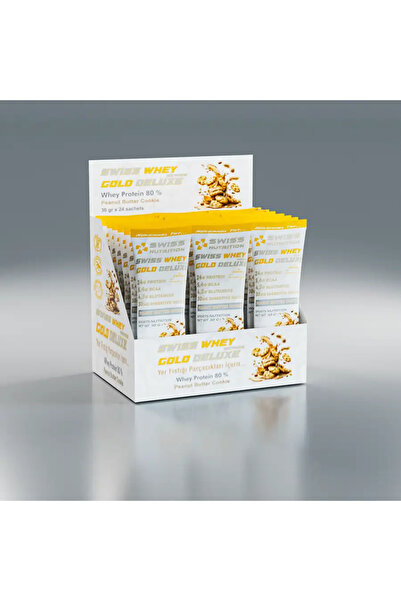 Swiss Nutrition SWISS WHEY GOLD DELUXE SERIES Peanut Butter Cookie SAŞE 24 ADET