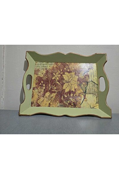 alita butik Handmade Wooden Painting Tray