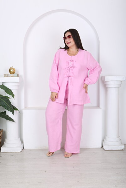 XL Modam ΓΥΝΑΙΚΕΙΟ ΣΕΤ ΡΟΖ ΜΕΓΑΛΟΥ ΜΕΓΕΘΟΥΣ (ΚΑΤΩ-ΕΠΑΝΩ)