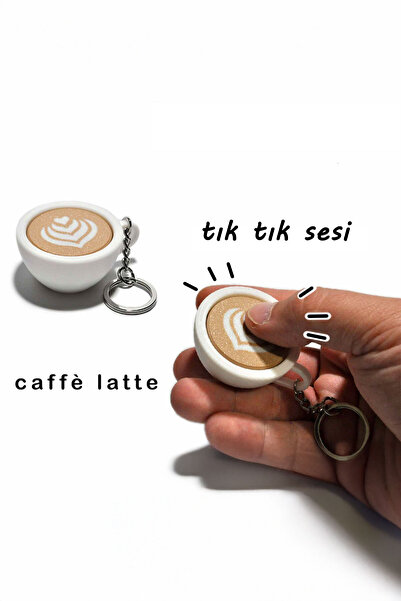 Croitacraft Kahve Severlere Özel Click Mekanizmalı Fincan Anahtarlık - Caffe ...