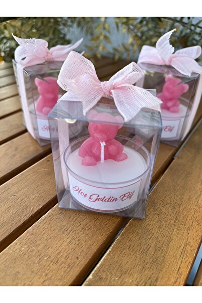 TATLI TELAŞLAR 22 Bebek Hediyeliği Ayıcık Mum- Yeni Doğan Hediyeliği- Doğum G...