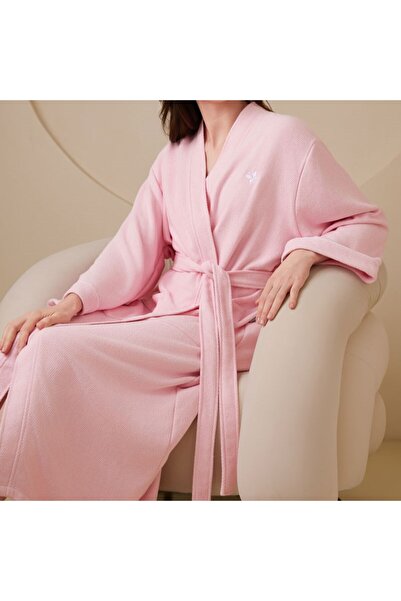 REEFI روب وردي محمول - مقاس كبير جدًا