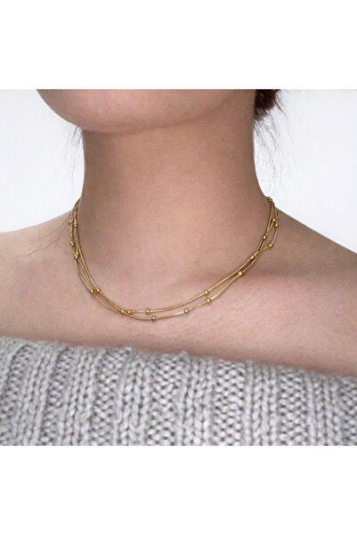 BERF JEWELLERY قلادة دوريكا الذهبية
