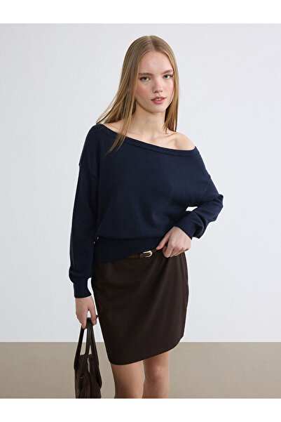 LC Waikiki RMZ GİYİM FARKIYA سترة تريكو نسائية واسعة ذات ياقة روبا