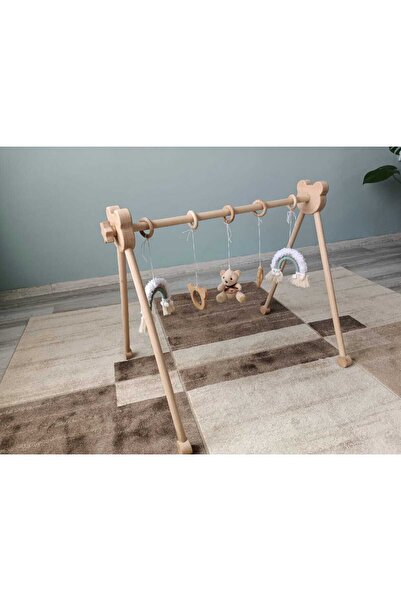 Dönence ahşap asma apartı