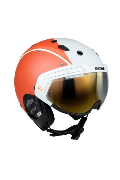 Casco Casca Schi SP6 Trinity 1964 Alb-Roșu-Verde