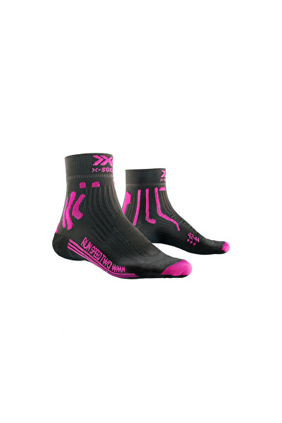 X Bionic SOCKS RUN SPEED TWO 4.0 DOLOMITE GRAY/NEON FLAMINGO