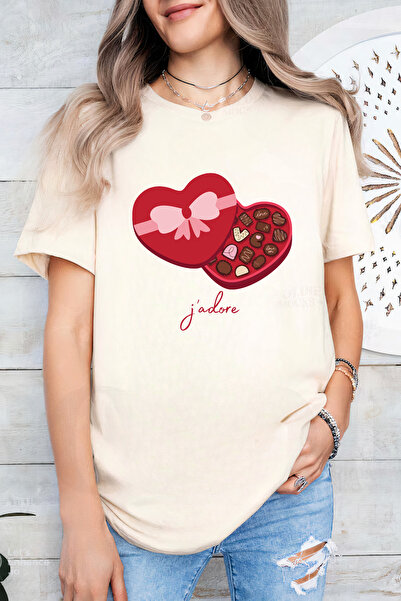 Sarah's Boutique Women's T-shirt – 100% cotton – Valentine's Day "Sweet Love"