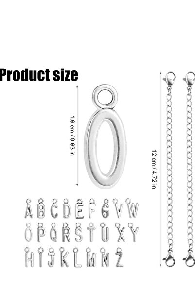 alisa Letter O Thermos Compatible Charm Accessory Hanging Ornament
