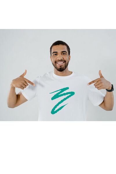playwear تيشيرت مطبوع بتصميم PLAY WEAR للجنسين ذو مقاس كبير