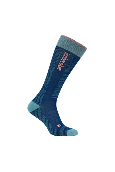 Icebreaker Women's ski socks w mer ski light otc mounta Linen contour atlanti...