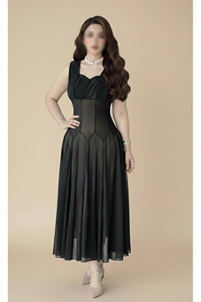 Velure Midi evening dress