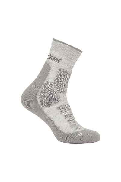 Icebreaker W mer hike heavy crew blizzard hthr-alloy women's socks