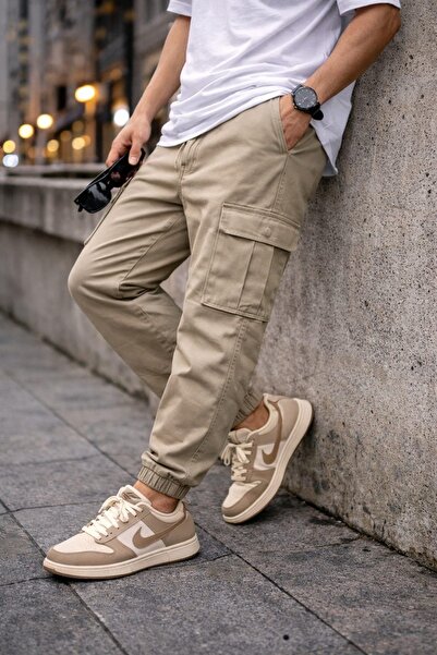 bb butik basic Men's Gabardine Cargo Pants M0170