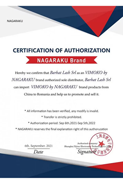 NAGARAKU Extensii gene Vimoko by Black Matte Curbura D, Grosime 0.05 mm, Lung...