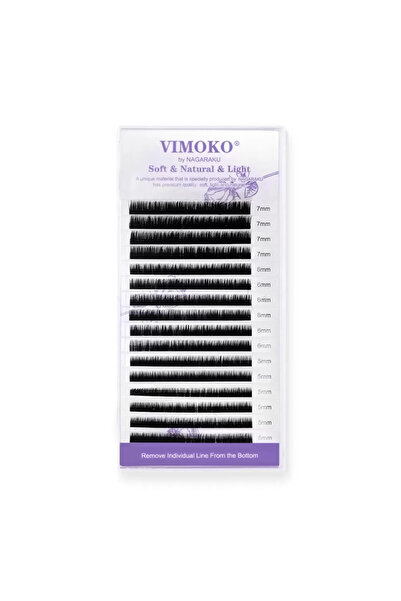 NAGARAKU Extensii de gene Vimoko by C MIX lungimi mici 5-7mm, Grosime 0.07 mm