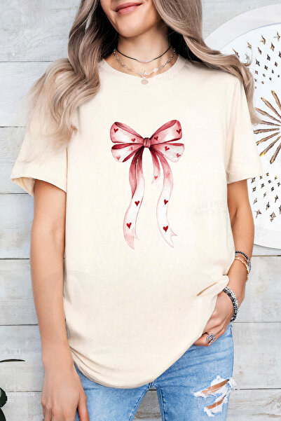 Sarah's Boutique Women's T-shirt – 100% cotton – Valentine's Day "Pink Heart ...