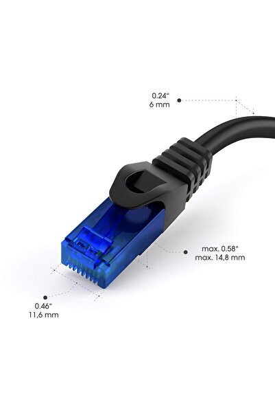 Hype Store KabelDirekt – Ethernet Kablosu, Ağ Kablosu, LAN – 1,5m – 0,25-30m arasında mevcuttur (10Gbps, Gigabi