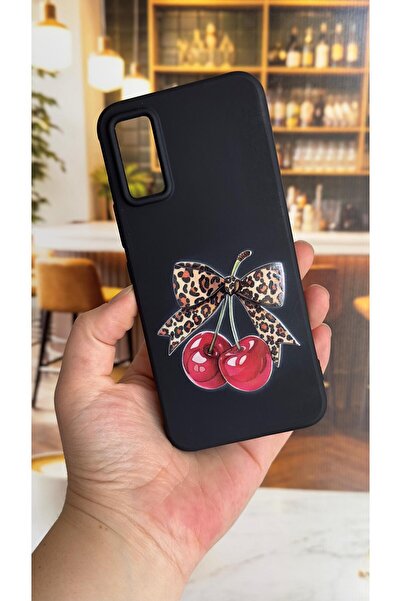 Vip Case Infinix Gt 30 Pro Compatible Cherry Bow Leopard Pattern Silicone Sho...