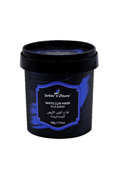 Jardin Oleane جاردن اوليان قناع الطين الأبيض بالنيلة الزرقاء - 500 جرام
