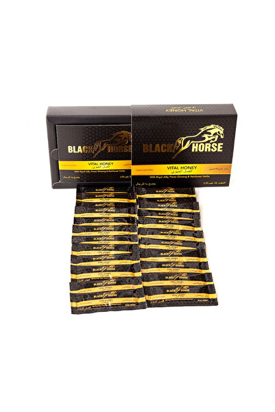 DURRAT AL ASAL عسل بلاك هورس فيتال، 24 كيسًا × 10 غرام